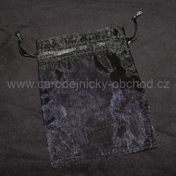 Váček organza černý