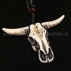 Přívěsek lebka býk