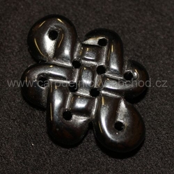 Přívěsek Obsidián uzel