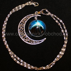 Měsíc 3D s měsícem