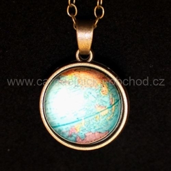 Přívěsek 4D Globus