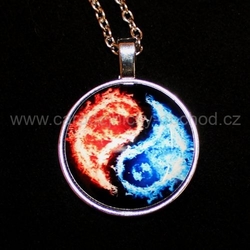 Přívěsek 3D Živly Jin Jang