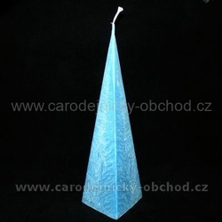 Svíčka jehlan modrý