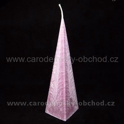 Svíčka jehlan růžový