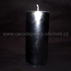 Černá svíčka válec maxi 