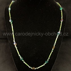 Náhrdelník zelený 1