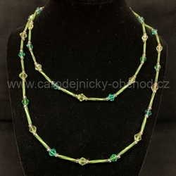 Náhrdelník zelený 3