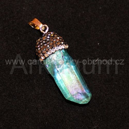 Přívěsek hrot Aqua aura