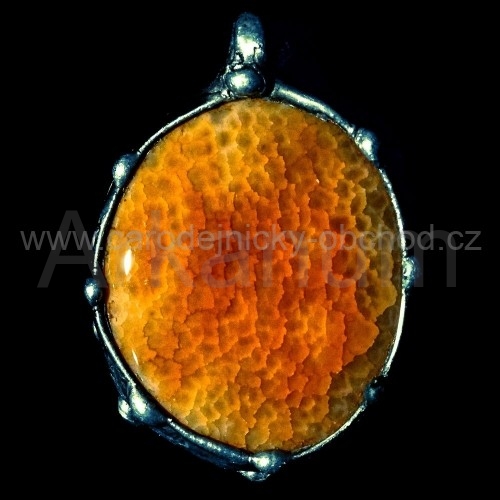 Cínovaný Ohnivý achát