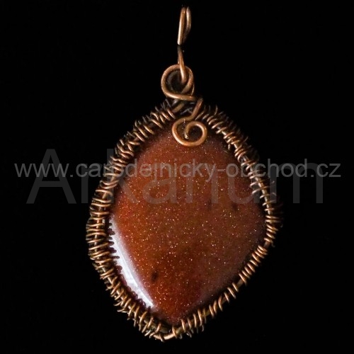 Drátovaný Avanturín zlatý