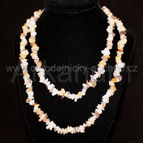 Náhr. 90 cm Achát mix