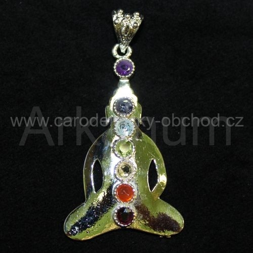 Přívěsek Budha čakrový