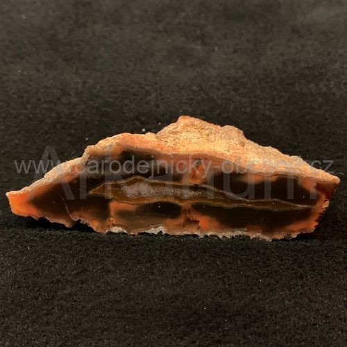 Geoda achát hnědý