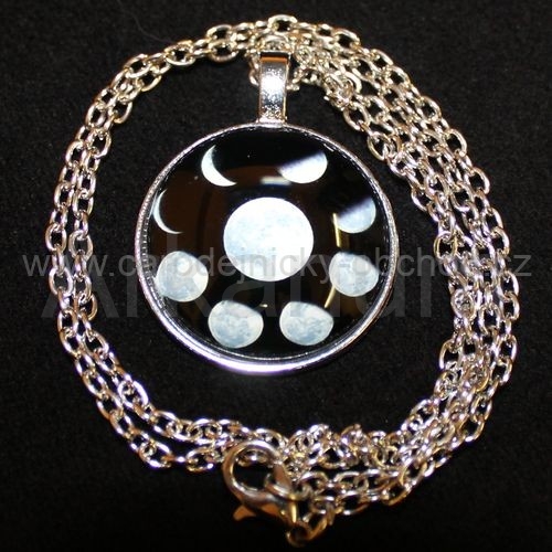 Přívěsek 3D Měsíční fáze