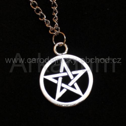 Pentagram menší s řetízkem