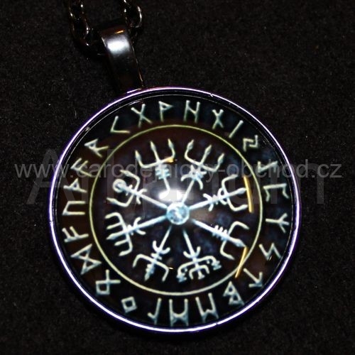 Přívěsek 3D Kelt runy čr