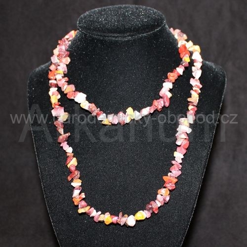 Náhr. 90 cm Jaspis Mokait