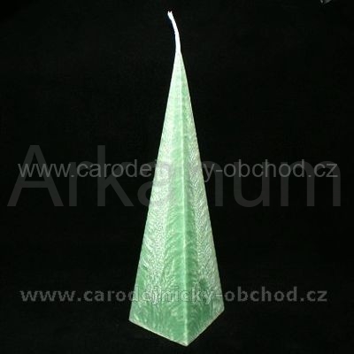 Svíčka jehlan zelený