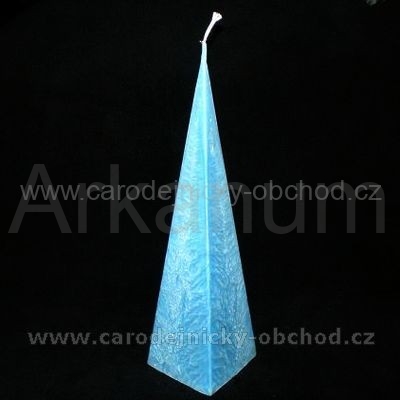 Svíčka jehlan modrý