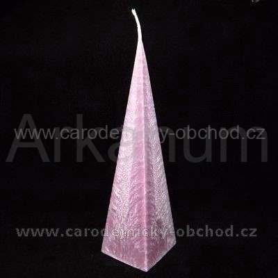 Svíčka jehlan růžový