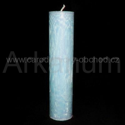 Svíčka palmová modrá