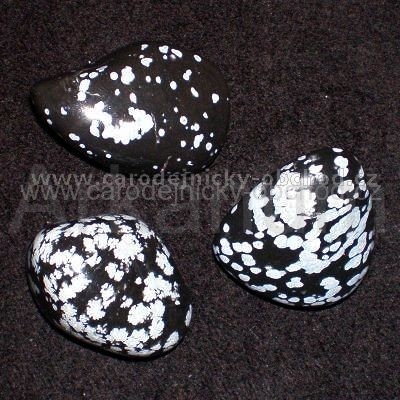 Kámen Obsidián Vločkový