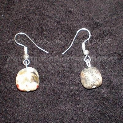 Naušnice Jaspis pestrý