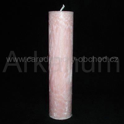 Svíčka palmová růžová