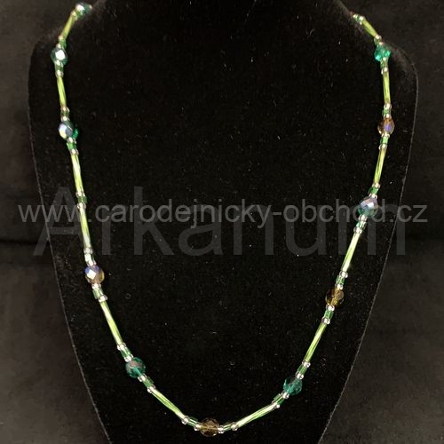 Náhrdelník zelený 1