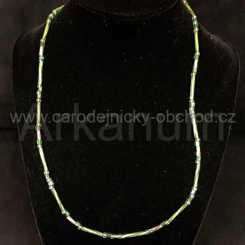 Náhrdelník zelený 2