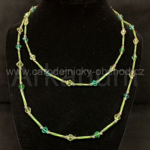Náhrdelník zelený 3