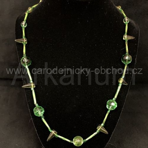 Náhrdelník zelený 4