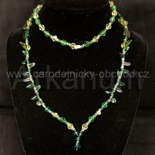 Náhrdelník zelený 5